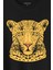 Leopard Face Çıta Lepoar Yüzü Lion Head Baskılı Tişört T-Shirt 2