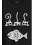 Balık ve 3 Kedi Fish Cats Baskılı Tişört T-Shirt 2