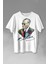Karizma Gözlüklü Gazi Mustafa Kemal Atatürk Portresi Baskılı Tişört T-Shirt Beyaz 1
