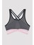 Çok Renkli Kız Çocuk Çizgili Sloganlı Spor Bralet 3