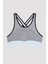 Çok Renkli Kız Çocuk Çizgili Sloganlı Spor Bralet 4