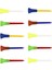 10 Parça Plastik Kauçuk Uçlu Üst Golf Tees Yumuşak Yastık Üst Tees 70MM 2