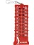Profesyonel 15.3x5.1 CM/6.02X2.01 Golf Skoru Sayaç Strok Sayma Kartı 2