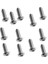 12PCS M6 Paslanmaz Çelik Düğmesi Baş Vidalı Cıvata Kayak Pad Göz Aktarma(Yurt Dışından) 2