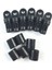 6pcs Black B Şekil Bungee Kanca Kablosu Snaps Tekne Kayık Kano Için Aksesuar 2