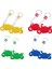 8x Yüzen Motosiklet Keychain Kayan Yelken Için Şamandıra Yüzüşü Knahi 1
