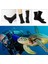 2 Çift 3mm Neopren Dalış Botları Sörf Kayak Rafting Xs Çorap 4