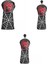 3 Adet Su Geçirmez Golf Kafa Kapağı No. 1,5, Ut Club Headcover Sleeve Protector 1