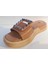 Step More Z104154 Kadın Günlük Deri Comfort Taban Taşlı Terlik 3