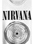 Nirvana Bleach Albüms Rock Music Circle Plak Baskılı Tişört T-Shirt Beyaz 2