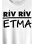 Riv Riv Etma Karadeniz Şivesi Etme Baskılı Tişört T-Shirt Beyaz 1