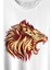 Aslan Lion Head Champion Şampiyon Kral King Galata Baskılı Tişört T-Shirt Beyaz 2