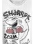 Shark Team Köpek Balığı Boks Fight Dövüşü Baskılı Tişört T-Shirt Beyaz 2