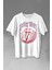 Rolling Stones Rock Retro 70S 80S Music Baskılı Tişört T-Shirt Beyaz 1