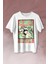 Super Mario Bowser Japanese Poster Baskılı Tişört T-Shirt Beyaz 1