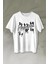 Muay Thai Muaythai Dövüş Uzak Doğu Sanatı Fıght Baskılı Tişört T-Shirt Beyaz 1