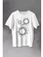 Kara Delik Uzay Zaman Galaksi Karadelikler Cosmos Kümesi Baskılı Tişört T-Shirt Beyaz 1