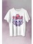 Icecream Skull Dondurma Kurukafa Street Wear Baskılı Tişört T-Shirt Beyaz 1
