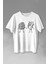 Kalp ve Beyin Aşk Akıl Mantık El Ele Duygusal Zeka Baskılı Tişört T-Shirt Beyaz 1