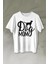 Mother Of Dog Mom Köpek Annesi Hayvansever Veteriner Mommy Baskılı Tişört T-Shirt Beyaz 1