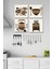4 Parça Mutfak Decor Tablo Seti 1