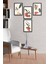 4 Parça Renkli Modern Bohem Tarzda Siyah Çerçeve Görünümlü Uv Baskı Mdf Tablo Seti 2