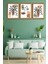 3 Parça Modern Tarzda Bohem Kadın Tasarım Uv Baskı Mdf Tablo Seti 2