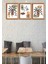 3 Parça Modern Tarzda Bohem Kadın Tasarım Uv Baskı Mdf Tablo Seti 3