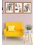 3 Parça Modern Tarzda Bohem Kadın Tasarım Uv Baskı Mdf Tablo Seti 4