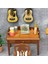 2pcs 1:12 Bebek Evi Shabby Masif Ahşap Masa ve Mobilya Ahşap Merkez Tablo ve Sandalye (Yurt Dışından) 5