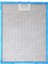Bosch Uyumlu Dwb 06W452 Davlumbaz Aspiratör Metal Tel Filtre 1