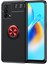 Oppo A74 Kılıf Yüzüklü Manyetik Ravel Silikon Silikon 1