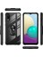 Samsung Galaxy A02 Kılıf Silikon Kenarlı Renkli Yüzüklü Manyetik Mola Kapak 4