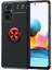 Xiaomi Redmi Note 10 Pro Kılıf Yüzüklü Manyetik Ravel Silikon 1