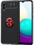 Galaxy A02 Kılıf Yüzüklü Manyetik Ravel Silikon 1
