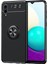 Samsung Galaxy A02 Kılıf Yüzüklü Manyetik Ravel Silikon 1