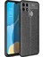 Oppo A15 Kılıf Deri Desenli Lux Niss Silikon 1