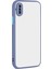 Apple Iphone X-Xs Kılıf Renkli Kenarlı Kamera Korumalı Buzlu Hux Kapak 1