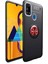 Galaxy M31 Kılıf Yüzüklü Manyetik Ravel Silikon 1