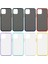 Apple Iphone 12 Pro Max Kılıf Renkli Silikon Kenarlı Buzlu Fri Kapak 4