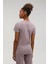 BPPO-000182 Blank Base - Mor Kadın Kısa Kol T-Shirt 2