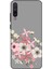 Huawei Y9S Kılıf Baskılı Pembe Çiçek Desenli Zipax A++ Silikon - 2064 1