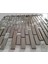 Mutfak Tezgah Arası ve Iç Dekorasyon Için 15x48x73x98x4 mm Gümüş Inox- Renksiz Ayna Kristal Mozaik. ( 1 Koli = 1 m2 Fiyatıdır ) 3