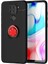 Xiaomi Redmi Note 9 Kılıf Yüzüklü Manyetik Ravel Silikon 1