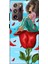 Deste Samsung Galaxy Note 20 Ultra Kılıf Gül ve Kız Baskılı Desenli Silikon Kılıf A++-8139 1
