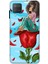 Deste Samsung Galaxy M12 Kılıf Gül ve Kız Baskılı Desenli Silikon Kılıf A++-8139 1