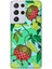 Samsung Galaxy S21 Ultra Kılıf Baskılı Yaprak ve Çiçek Desenli Zipax A++ Silikon - 8550 1