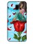 Deste Samsung Galaxy J6 Plus Kılıf Gül ve Kız Baskılı Desenli Silikon Kılıf A++-8139 1