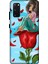 Deste Samsung Galaxy S20 Kılıf Gül ve Kız Baskılı Desenli Silikon Kılıf A++-8139 1
