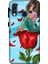 Deste Samsung Galaxy A40 Kılıf Gül ve Kız Baskılı Desenli Silikon Kılıf A++-8139 1